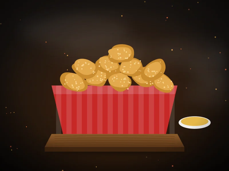 Nuggets artesanais (10 un)