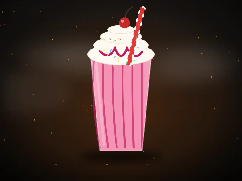 Milkshake de Morango